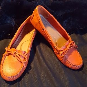 Lucky Brand Orange flats 8M